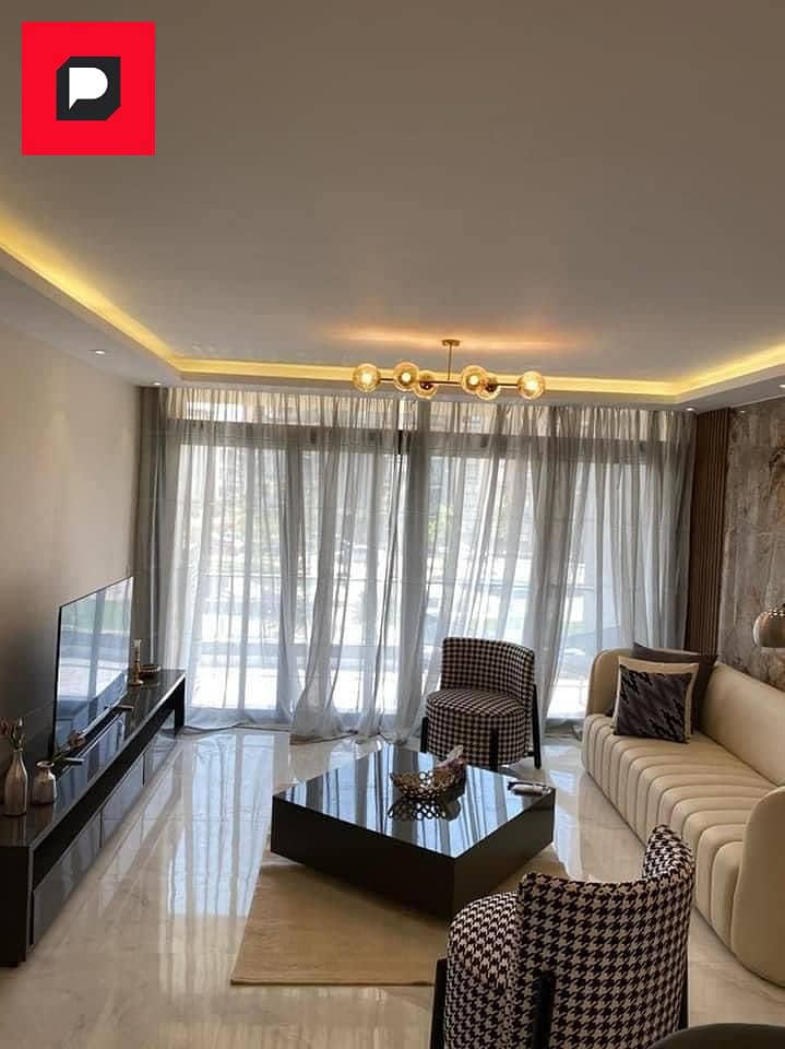 Get a 42% discount and own an apartment with a private garden and lagoon view in the heart of New Cairo installments for 8 years 135m on the Suez Road 7