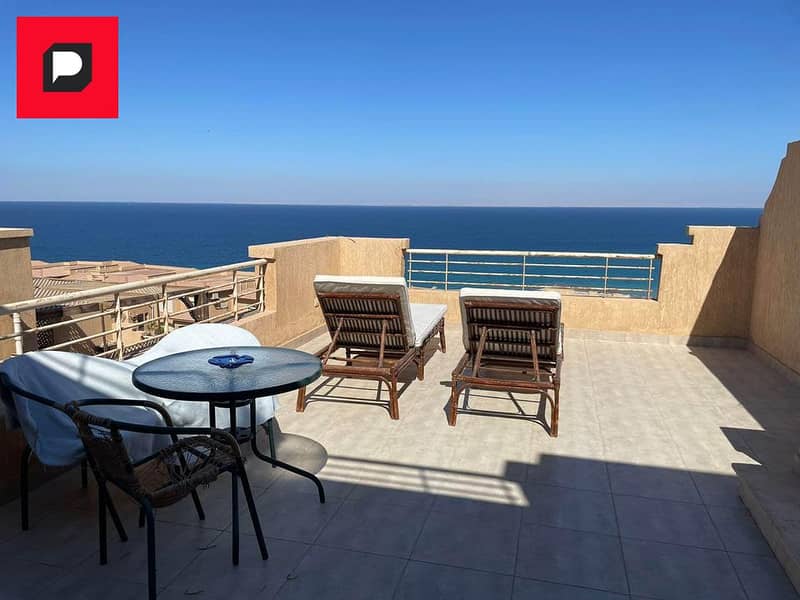 Chalet for sale Telal Ain Sokhna Village full sea view fully finished with air conditioners near La Vista Porto Sokhna Galala City and Zaafarana Road 17