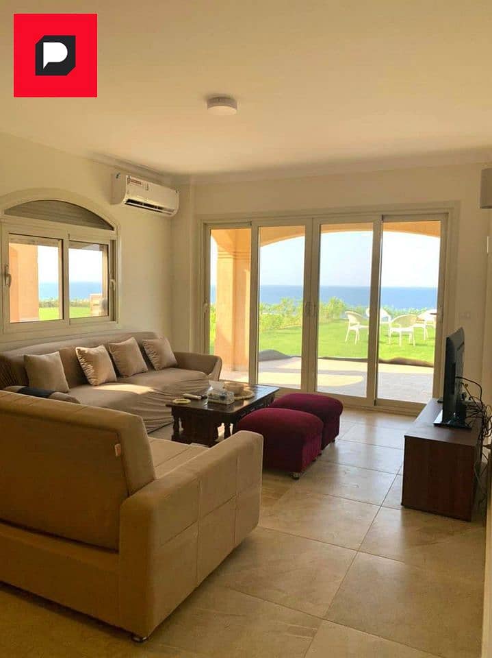 Chalet for sale Telal Ain Sokhna Village full sea view fully finished with air conditioners near La Vista Porto Sokhna Galala City and Zaafarana Road 18