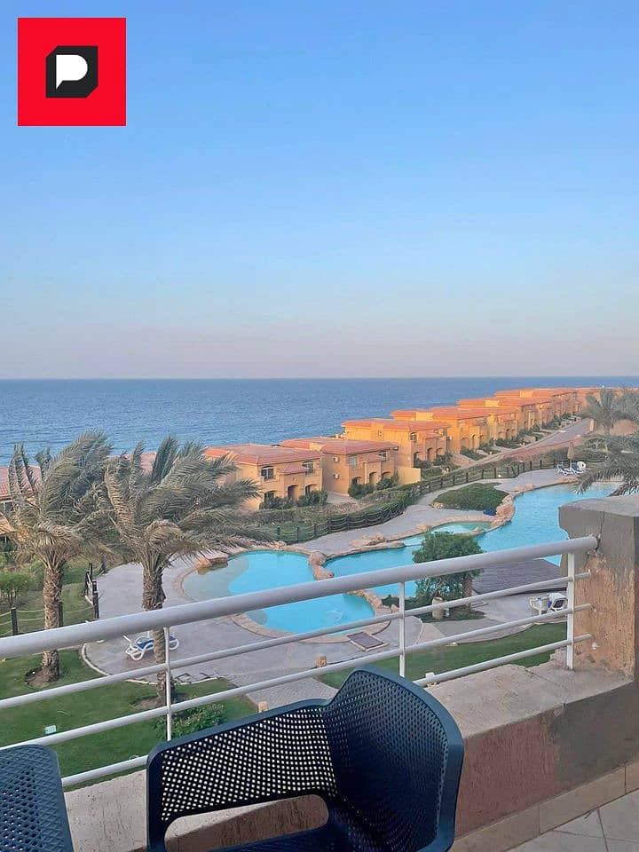 Chalet for sale Telal Ain Sokhna Village full sea view fully finished with air conditioners near La Vista Porto Sokhna Galala City and Zaafarana Road 22