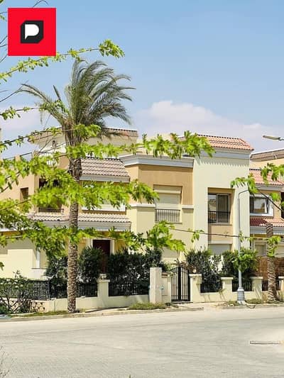 For sale  259m villa in Sarai Compound with a 42% discount in Madinaty, Fifth Settlement, near the American University landscape view and a green area