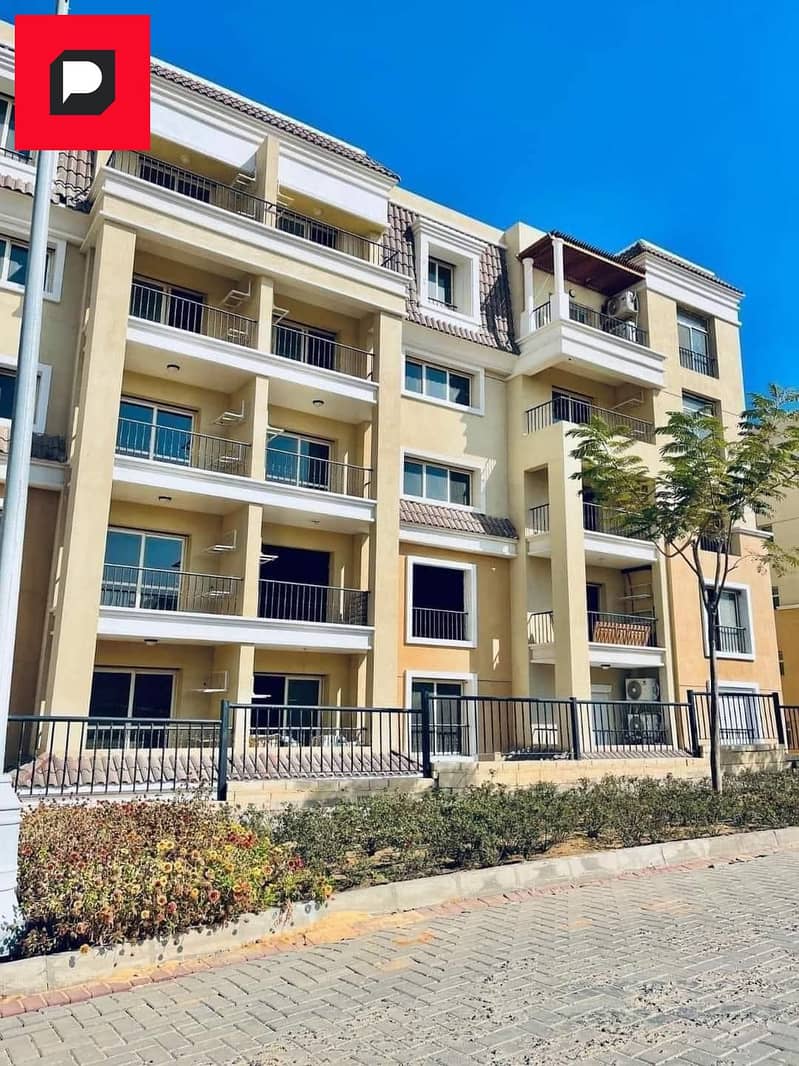 3bdr apartment with a very special view for sale in Sarai New Cairo Compound next to Madinaty and minutes from the New Capital and near 5th Settlement 11