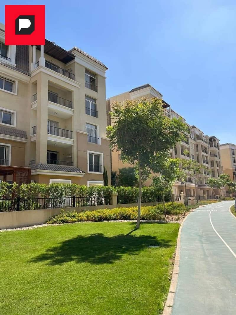 Two-bedroom apartment in a Prime location for sale in Sarai Compound in New Cairo on Suez Road near the Fifth Settlement, Cairo Airport and Nasr City 0