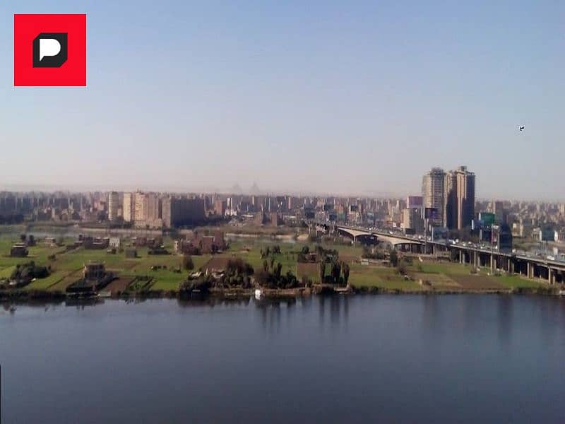 Apartment for sale, immediate delivery, with air conditioners and furnishings, 3 rooms, on a terrace on the Nile, managed by the Gloria Hotel 21