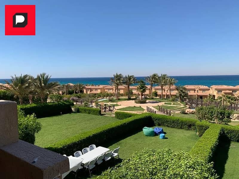 Villa for sale on the sea, fully finished, in Telal Sokhna, consisting of two floors, 4 rooms, the entire view on the sea, in installments over 8 year 2