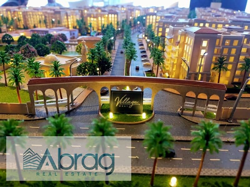 Penthouse for sale in Village West Compound in Sheikh Zayed, finished with air conditioning, installments over 7 years 3