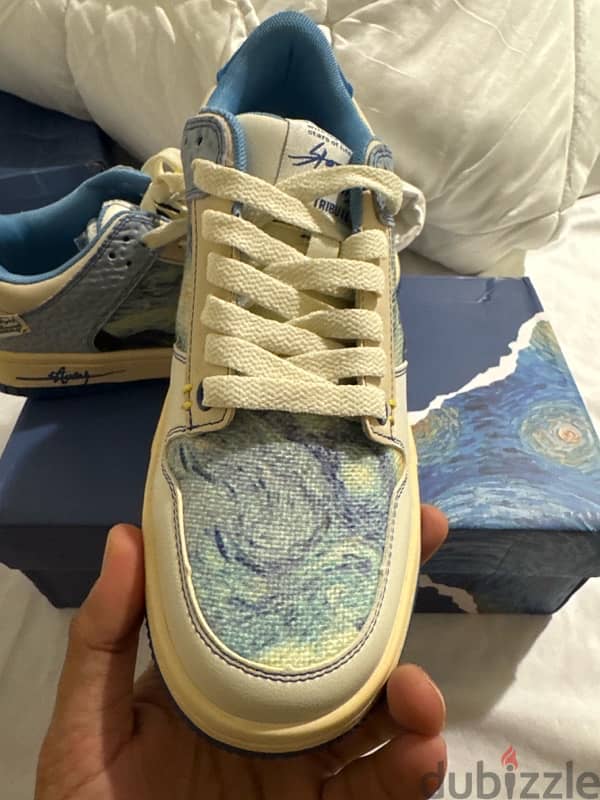 Van Gogh Starry Night inspired sneakers 4