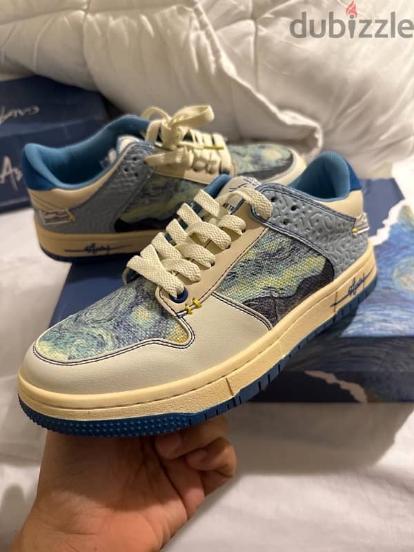 Van Gogh Starry Night inspired sneakers 5