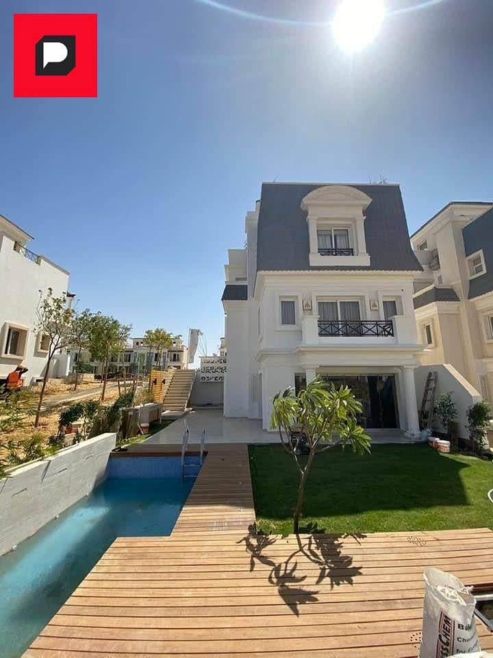 Villa for sale, ready for viewing and delivery in Mountain View iCity, October, minutes from Jehan Square, Aman, Maal Al Arab 1