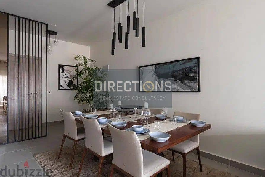 Not repeated, apartment 135m ready to move + fully finished near the French University (UFE) in El Shorouk - Al Burouj Compound 1