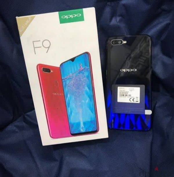 كسر زيرو مثل الجديد تمامآ oppof9 بكل مشتملاته الأصلي 1