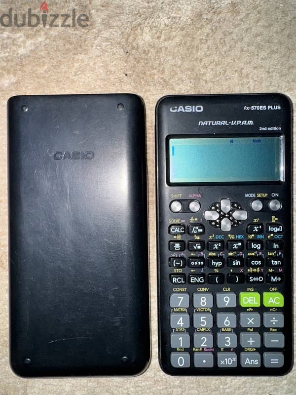 Calculator Casio fx-570ES PLUS 2nd edition without solar energy 0