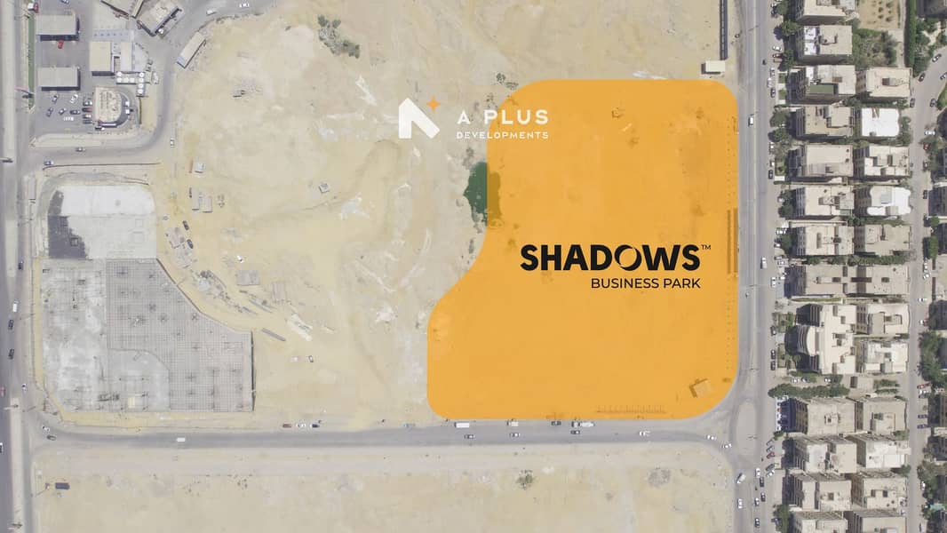 للبيع عيادة طبيه 77م تشطيب سوبر لوكس فى على محور 26 يولويو فى مشروع  Shadows Business Park 7