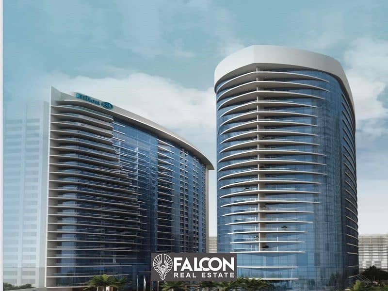 Luxurious apartment, first row on the Nile, immediate delivery, fully finished, with Hilton Maadi hotel services, in Nile Pearl Towers. . . 8