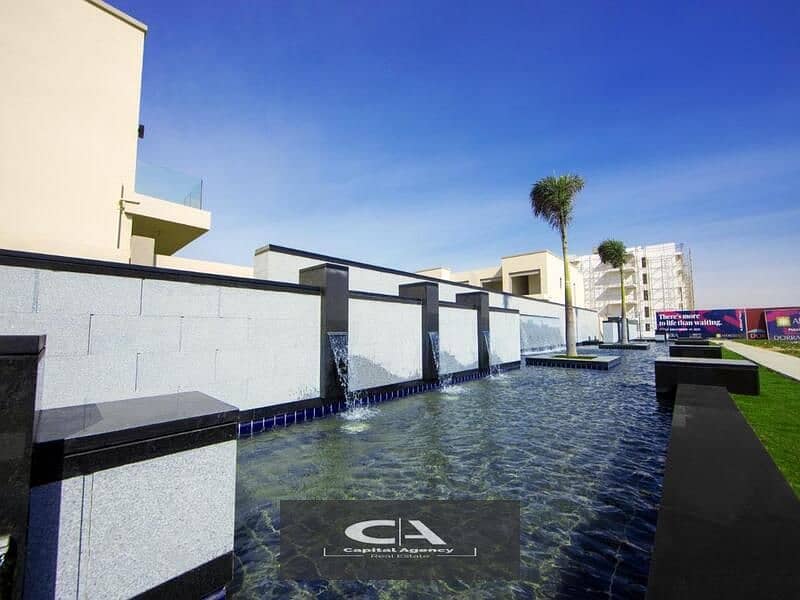 بمقدم 15% فقط شقه 3 غرف بجاردن متشطبه بالكامل في كمبوند ذا ادريس ايست | استلام فوري  * The Address East * 7