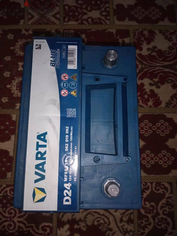 بطاريه فارتا ٦٢ امبير varta battery 62 ah 1