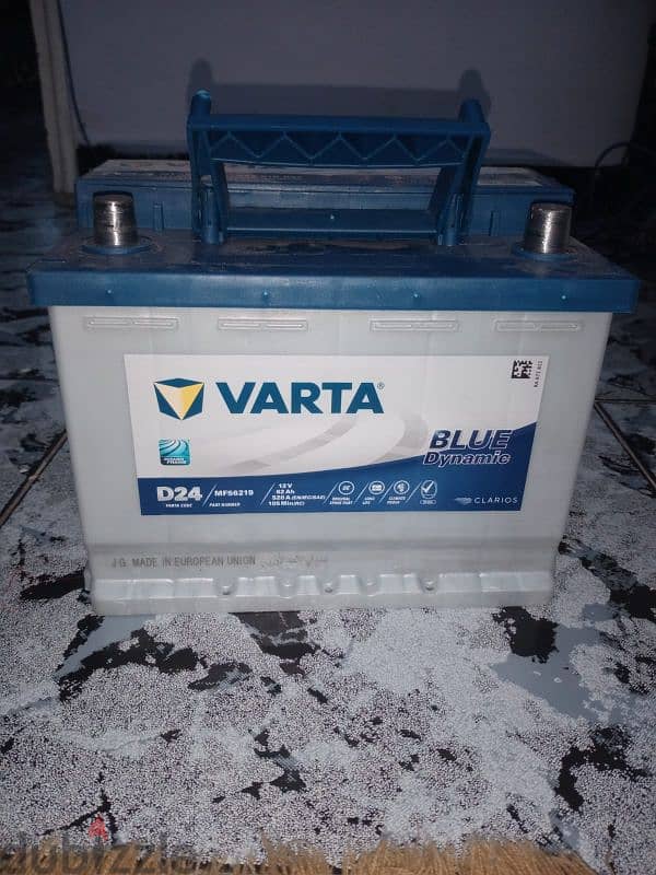 بطاريه فارتا ٦٢ امبير varta battery 62 ah 2