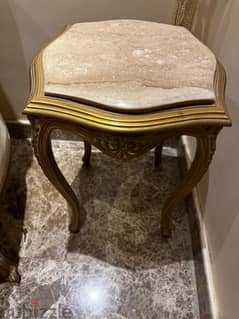 Salon Table with Marble 0