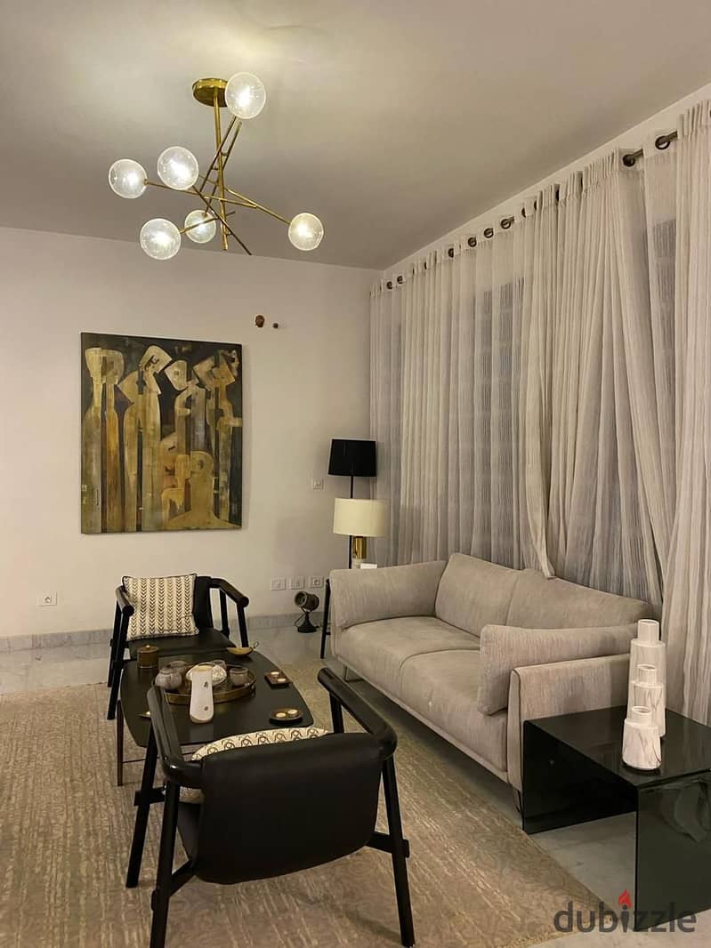 Apartment for sale in New Cairo, ready for inspection - fully finished, in Al Burouj 5