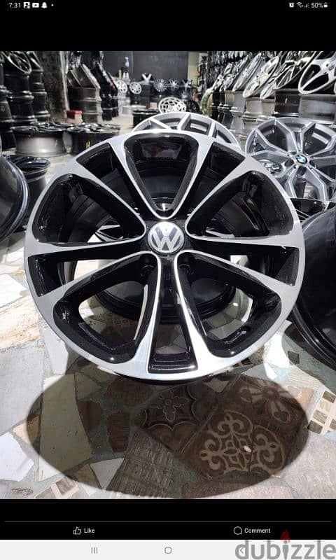 جنط ١٧  اورجينال vw ٨ انش 0