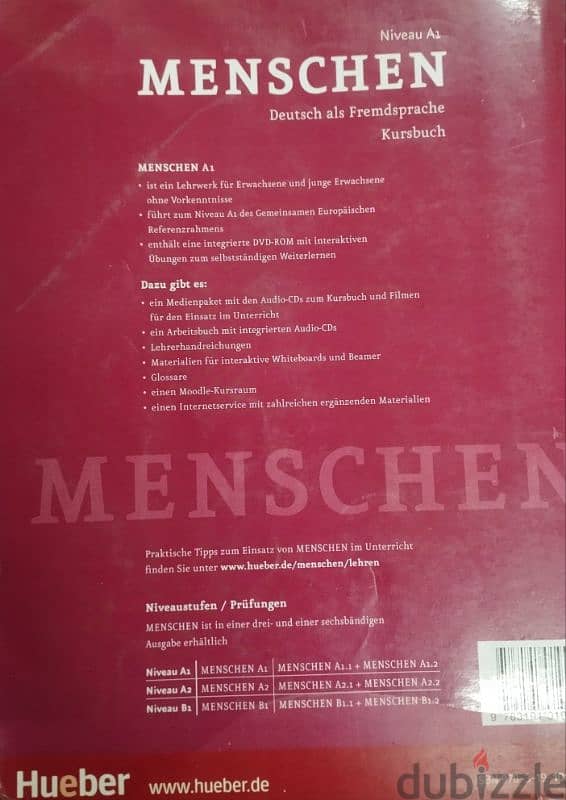 كتب Menschen A1.2/A2.1 مستعمله 1