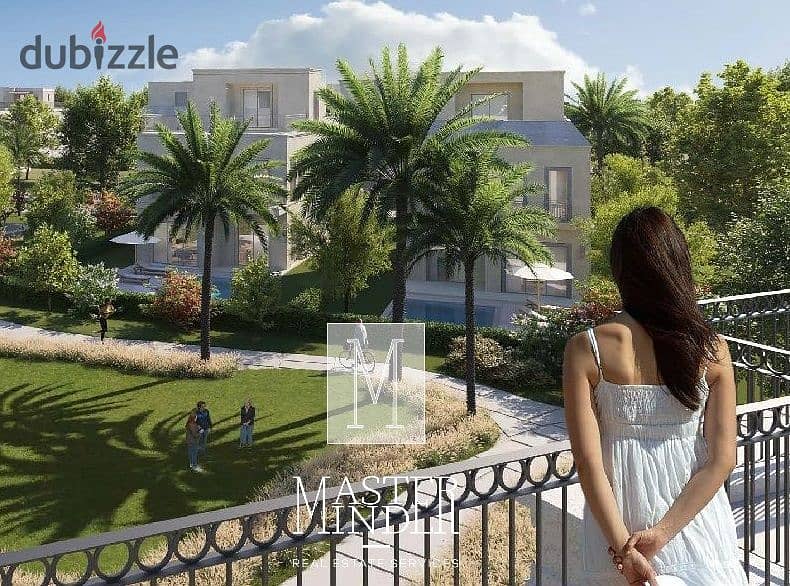 Fully finished Town House For sale with inst. 2031 in Belle vie By Emaar Misr EL Sheihk Zayed 5