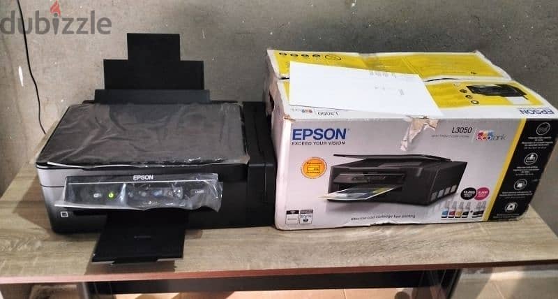 مكبس حراري و برنتر Epson L3050 ايبسون ابسون طابعه 7