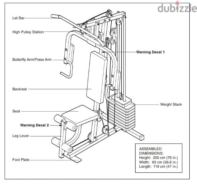 Weider 8950 Multi-gym 12