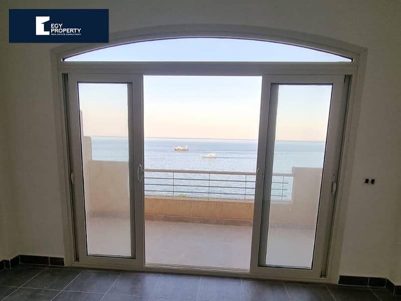 Fully Sea view Twin House For Sale 4 BR In Telal El Sokhna Fully finished Buy Now ! 0