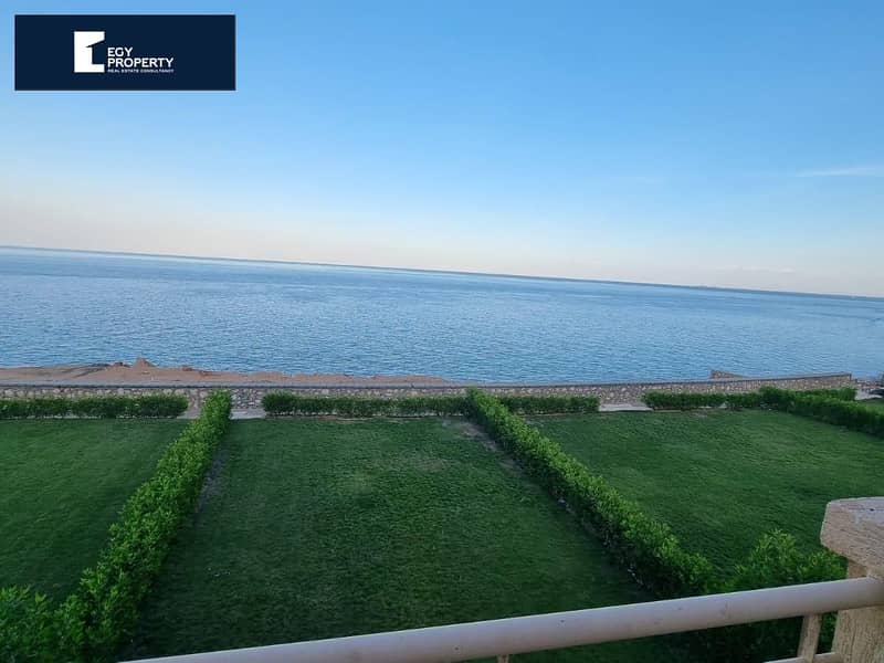 Fully Sea view Twin House For Sale 4 BR In Telal El Sokhna Fully finished Buy Now ! 1