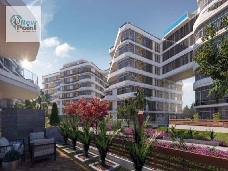 Apartment 132 m2 fully finished with Tatweer Misr, minutes from the American University in Mostakbal City 2