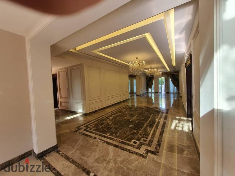 Standalone villa ready to move and semi furnished resale in one of the best compounds in Cairo in Cairo Festival city 7