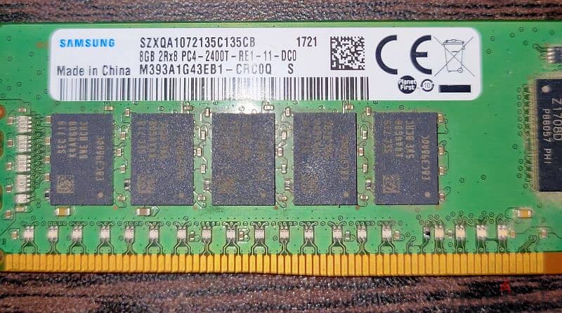 Samsung 8gb ram ddr4 2400MHz CL17 2