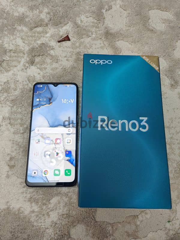 oppo reno 3 بحالة ممتازة بدون عيوب 5