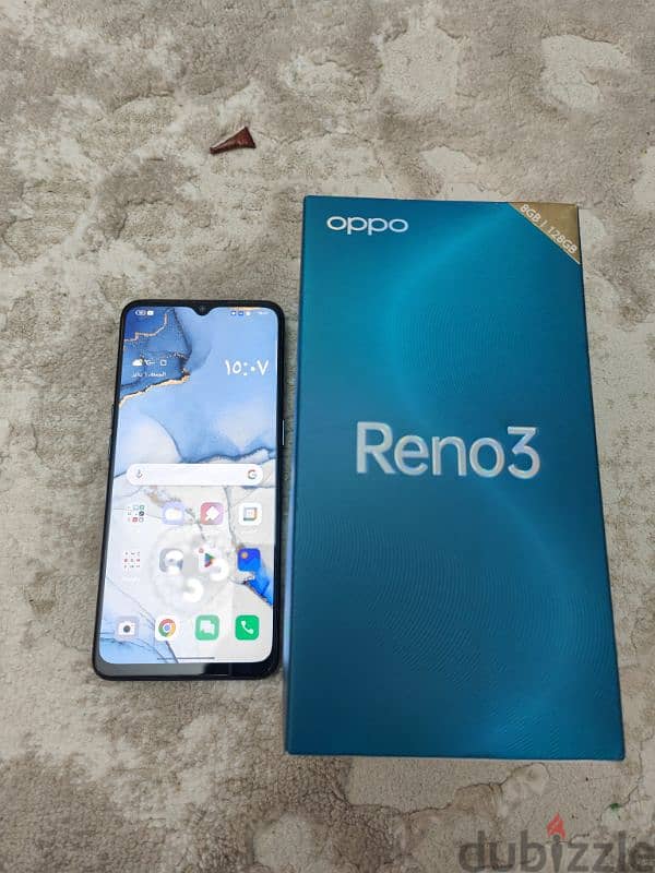 oppo reno 3 بحالة ممتازة بدون عيوب 9