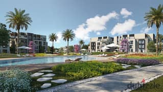 للبيع بنتهاوس تشطيب كامل استلام 2026 و اقساط كمبوند جاردن لاكس Garden lakes-hyde park بالم هيلز 0