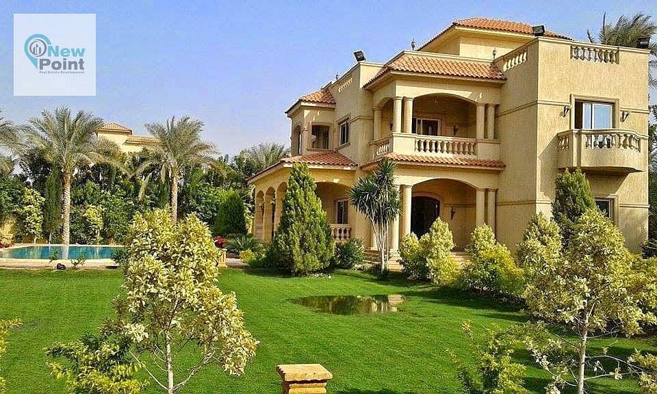 Receive immediately a fully finished standalone villa for sale in a residential and living compound with all services in Hyde Park New Cairo Direct Co 8