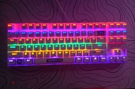 keyboard: Redragon k552 - rainbow mechanical  red switch زيرو 0