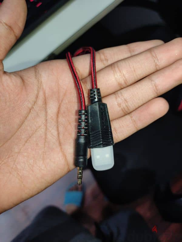 سماعه بالمايك  headset with mic 4