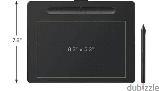 Wacom CTL6100WLK-N Bluetooth Intuos Graphics Tablets (Black, Medium)