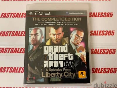 GTA IV Complete Edition PS3 نسخة نادرة