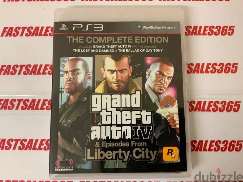 GTA IV Complete Edition PS3 نسخة نادرة 0