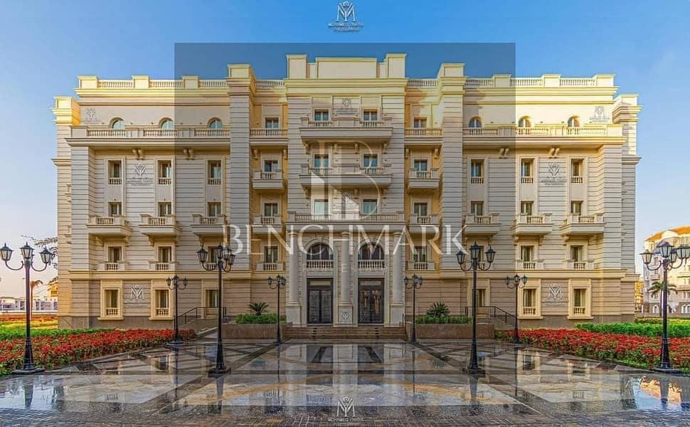 Apartment 400 m for sale delivery soon Garden City in R5 New Capital finished with ACs 12-year installments in front of iconic tower on Bin Zayed axis 5