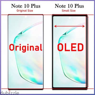 شاشة نوت 10 بلس note 10 plus