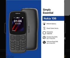 New NOKIA 106 0