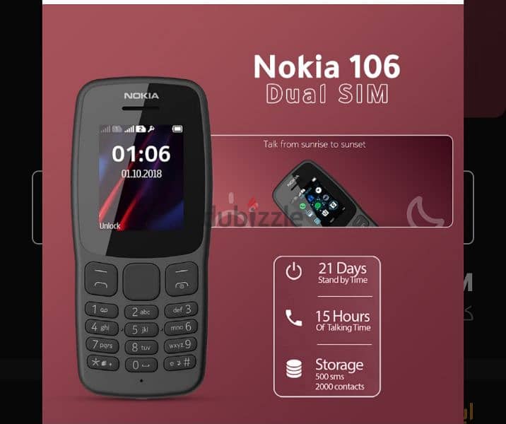 New NOKIA 106 1