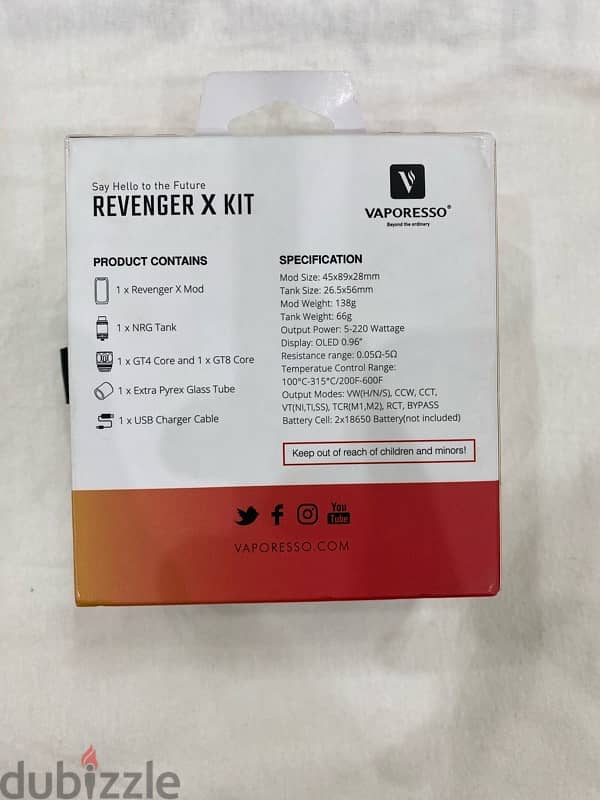 Vaporesso revenger x kit 2