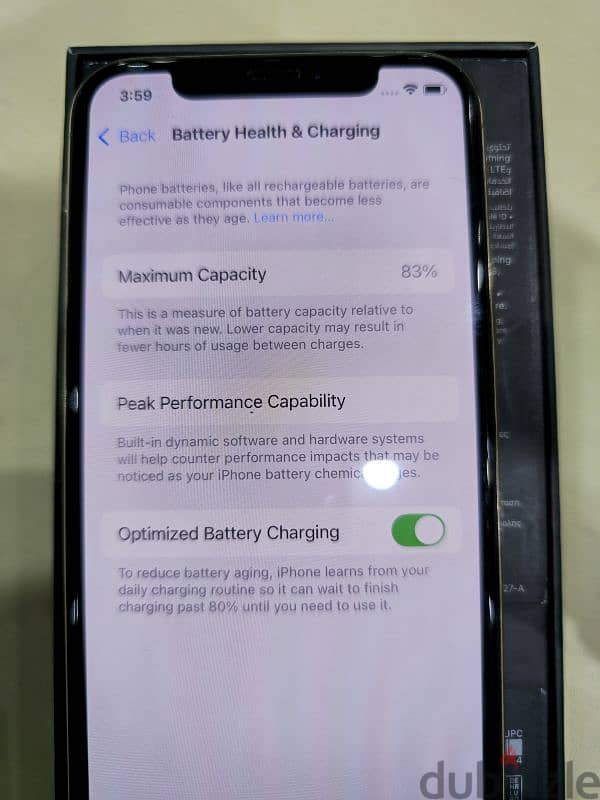 iphone 11 pro 64 Giga battery 83% 4