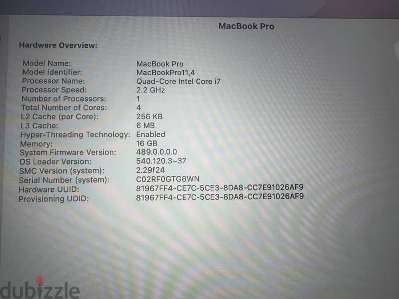 MacBook Pro Mid 2015 [15 inch] 13