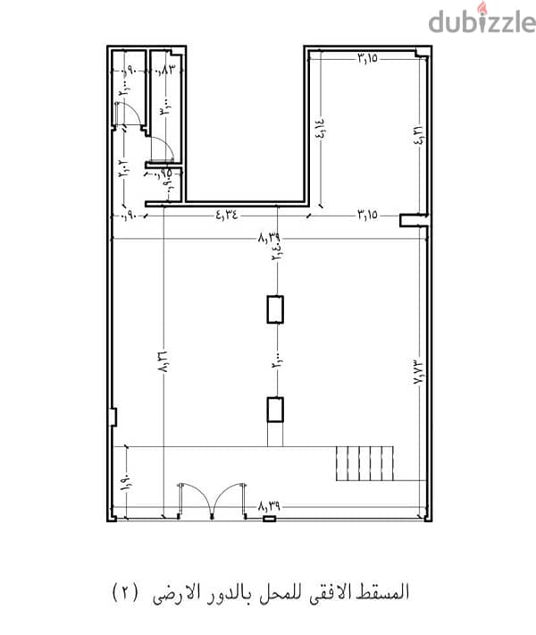 محل للايجار المهندسين 1